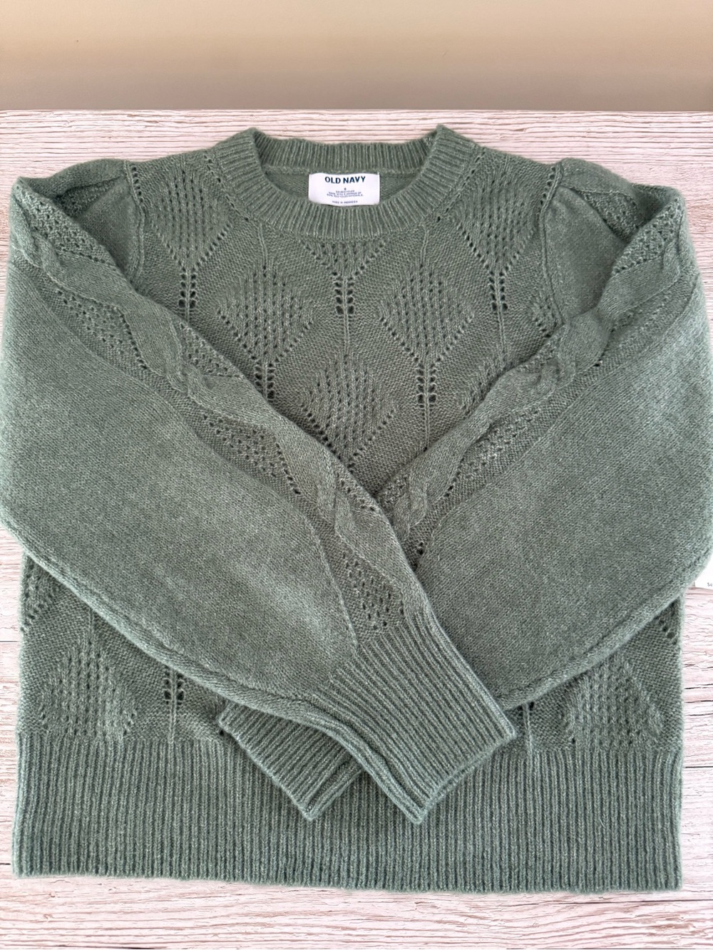 Old Navy Sage Green Sweater Sz. S - NWT